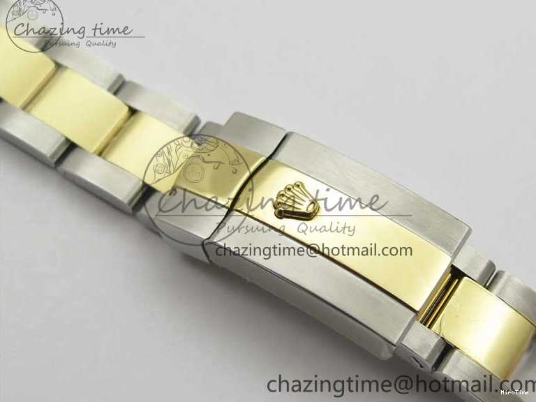 MiroTime 0127 SoftTouch Datejust 31mm 278273 SS YG BP Maker Best Edition Gray Diamonds Dial on SS YG Oyster Bracelet 2715